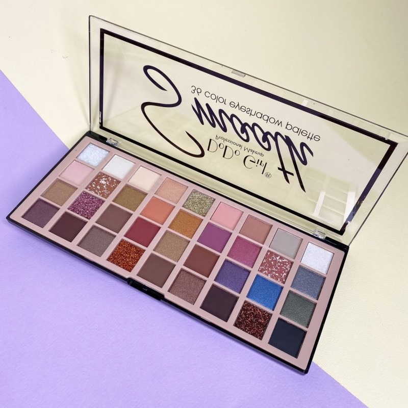 DODO GIRL Matte Shimmer Glitter 36 Color Eye shadow Palette pigmented shades