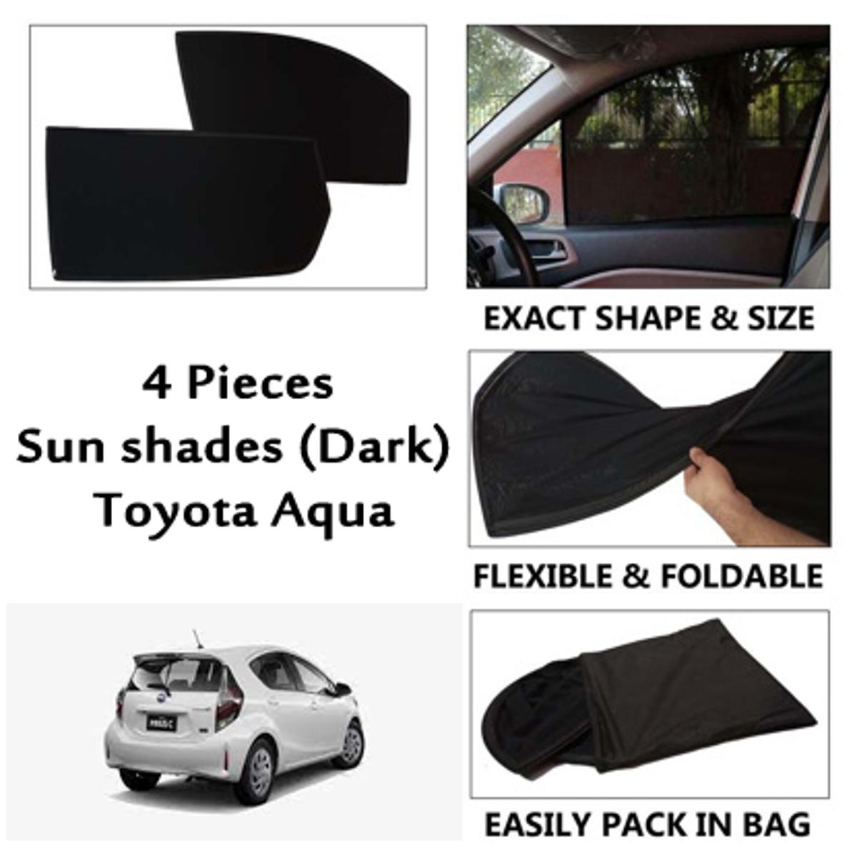 Dark car online window shades