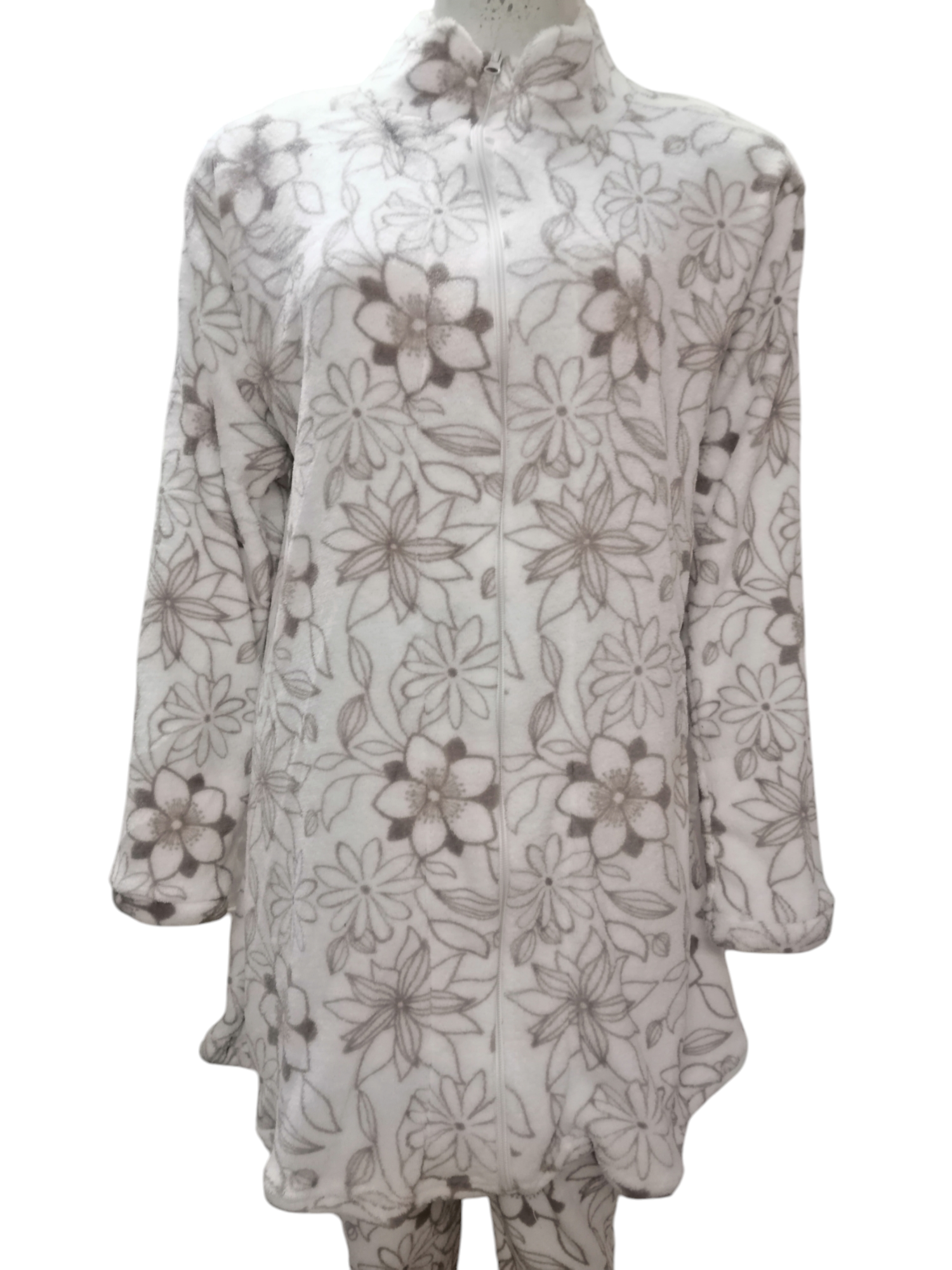 Ladies Fleece Upper with zip Zipper
