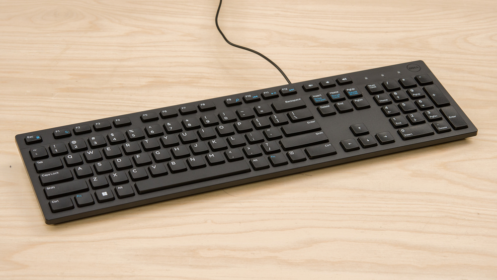 Multimedia Keyboard DELL KB216 KB USB wired  - US International (QWERTY) - Black