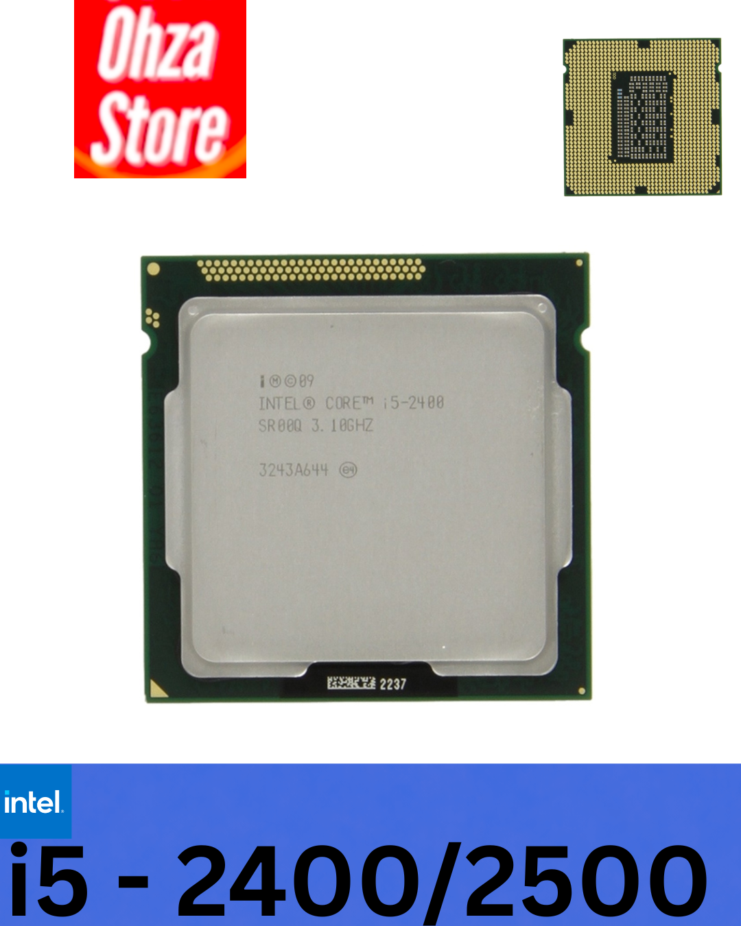 Core i5 2400/i5 2500 Processor 2nd, Gen Quad Core LGA 1155 CPU Desktop PC