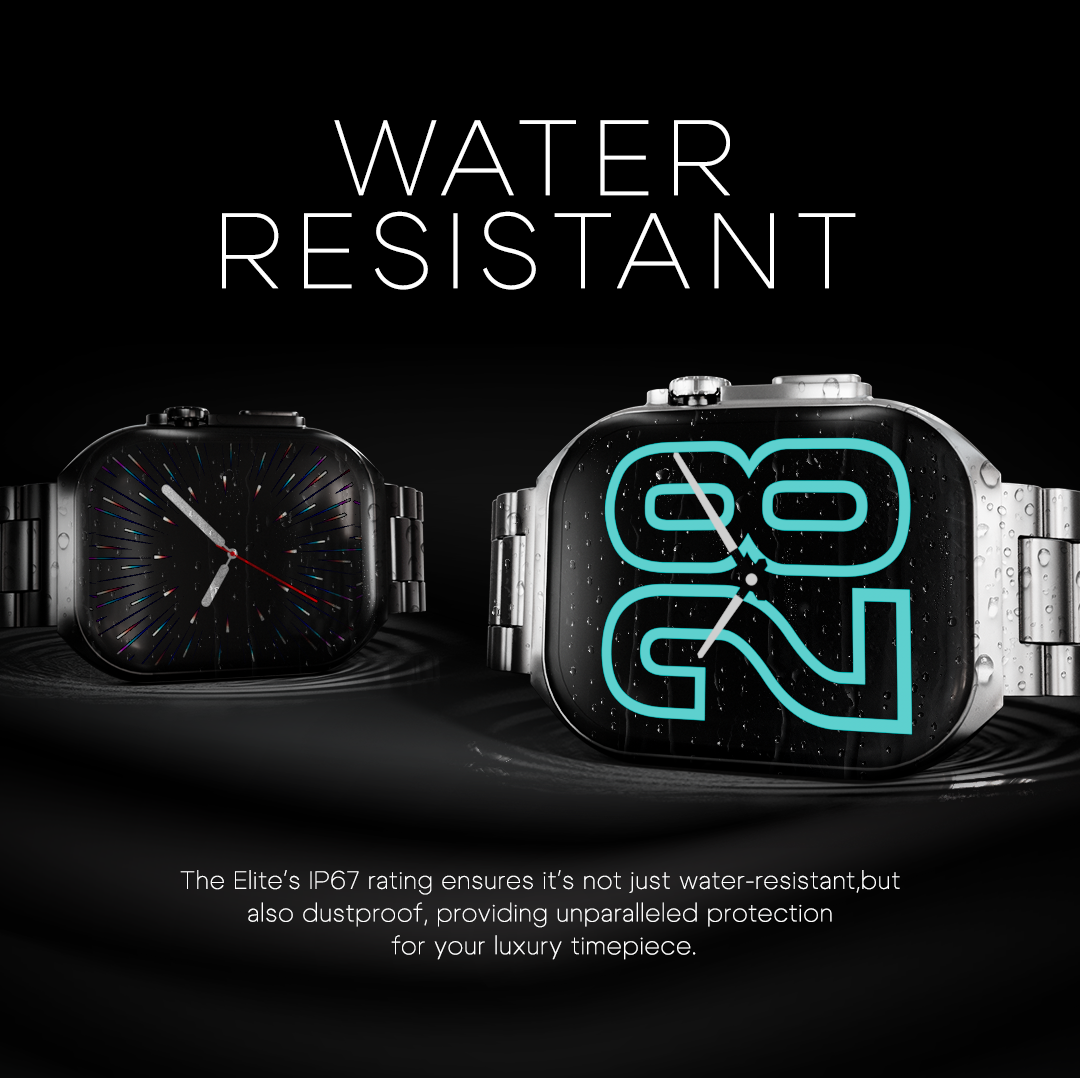 Zero® Elite Smart Watch | 2.04" AMOLED Display, Bluetooth 5.3, Health Monitoring, IP67 Waterproof | All-in-One Fitness and Lifestyle Smartwatch