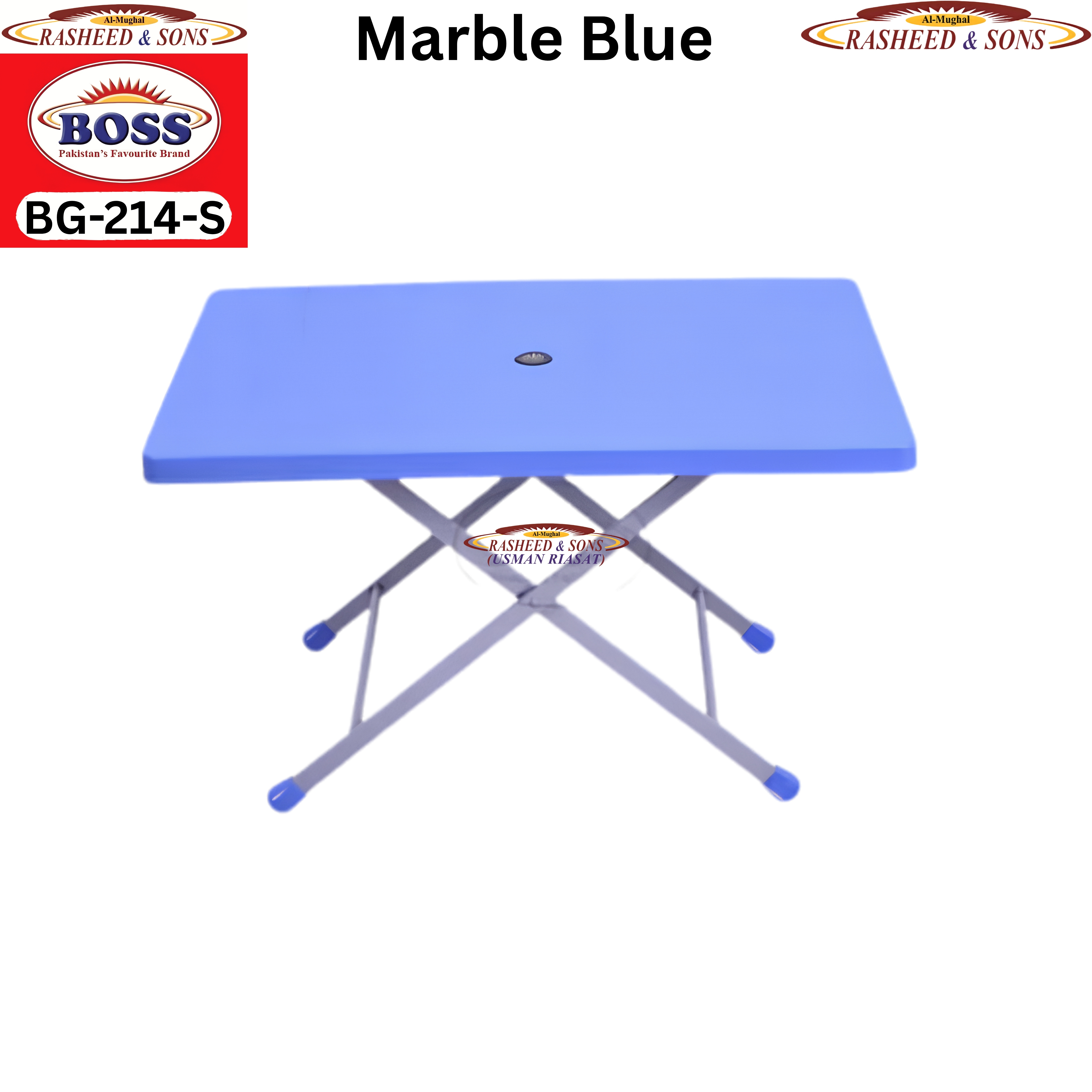 Boss 102 Plastic Chair & Table Collection | Flamingo Chair, Folding Table, Round Table & Double Shelf Table | Indoor Outdoor Furniture |  BELLONA I RASHEED & SONS