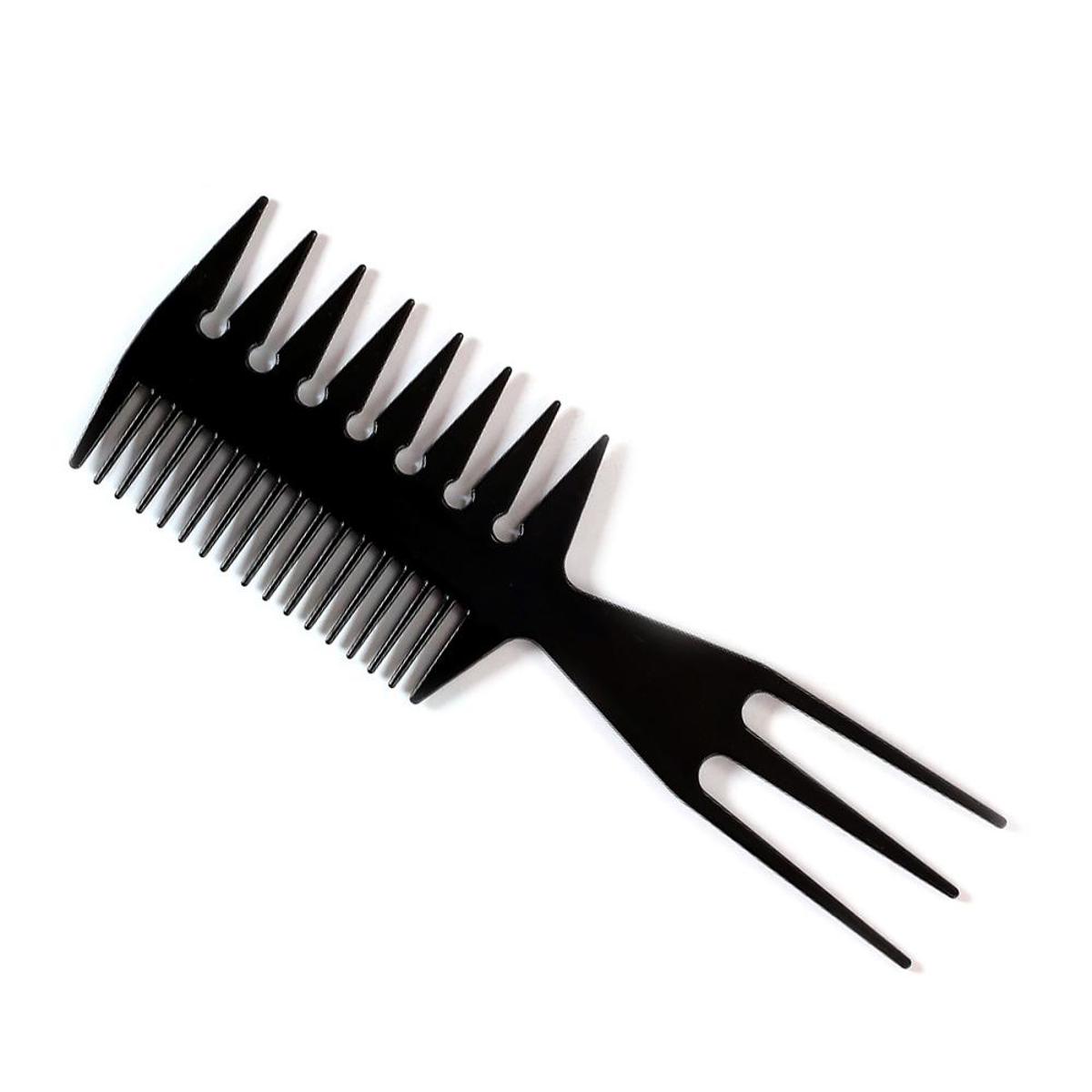 Pack Of 1 Wide Tooth Comb Wet Hair Styling Tangling Big Tooth Plastic Comb Curly Hair Comb And Hairbrush