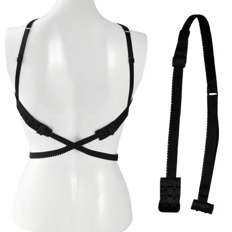 Low Back Bra Straps Fashion Bra Belt For Dresses Fully Adjustable Bra  Extenders Hook Invisible Underwear Low Back Bra Strap
