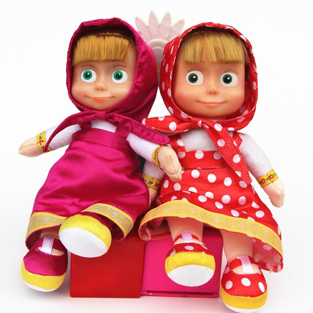 27cm Russian Marsha Plush Doll Squeeze Talking Sing Smart Cartoon Toy | Linio Per?? 