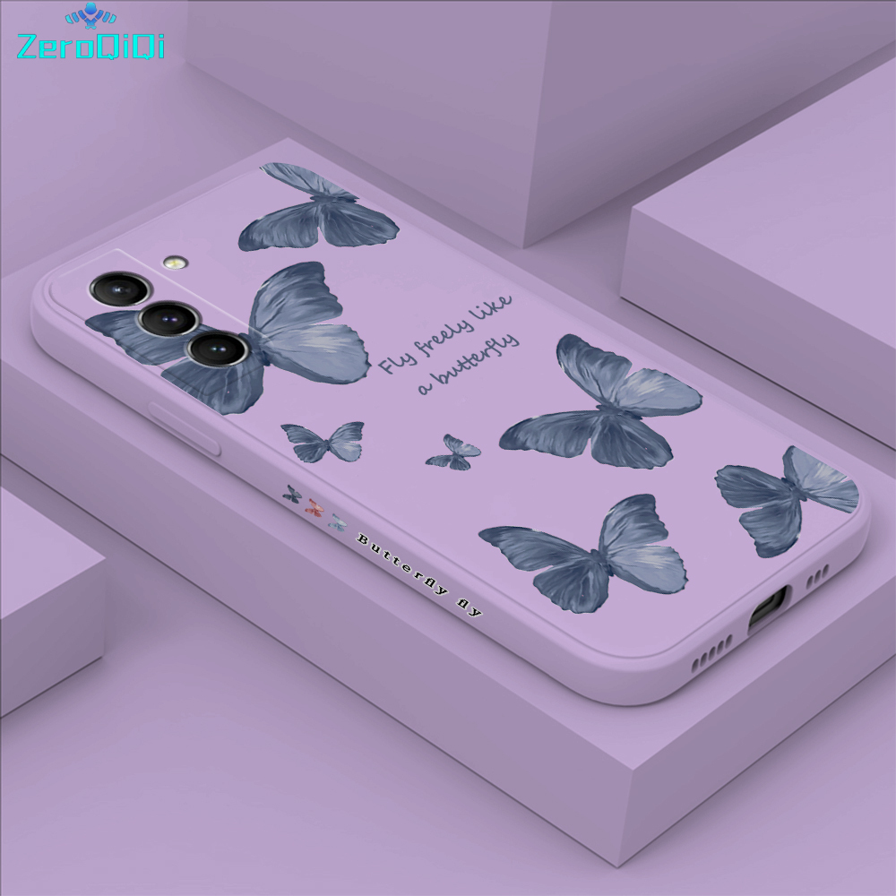 ZeroQiQi for Samsung Galaxy S21 5G Back Cover Artistic Butterfly Full