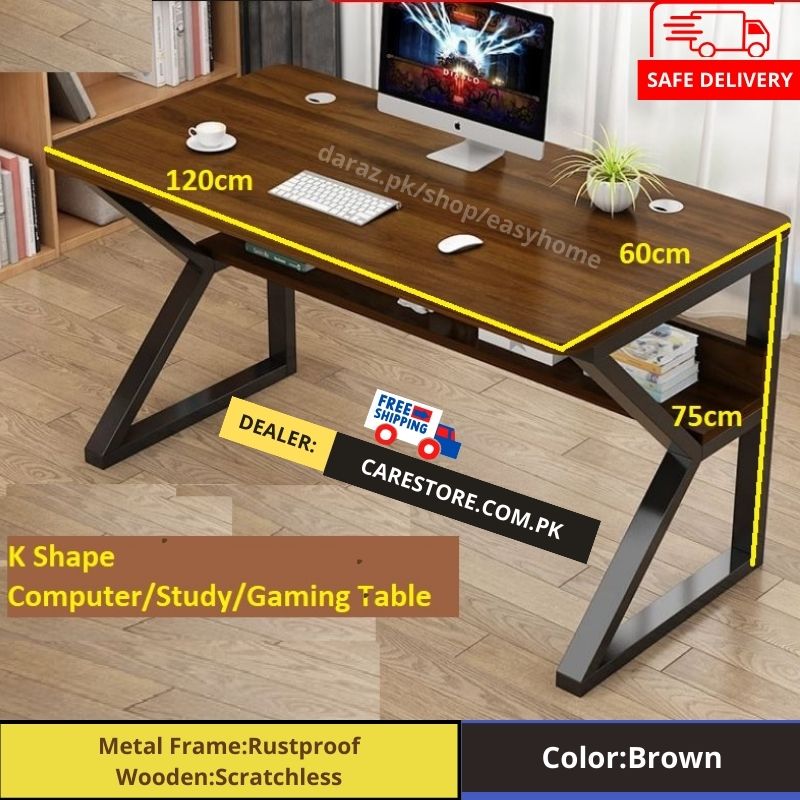 36/48Inch Length Wood Computer Desk PC Laptop Study Table Workstation Home Office Furniture