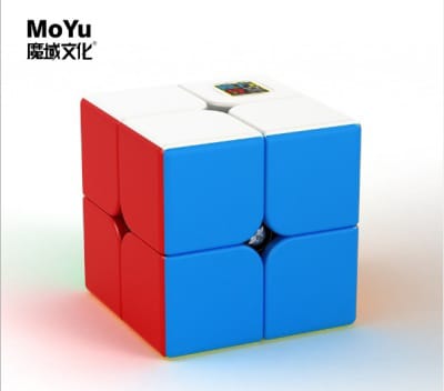 High-Quality 2X2 Puzzle Cube for Kids - Instruction Manual Included