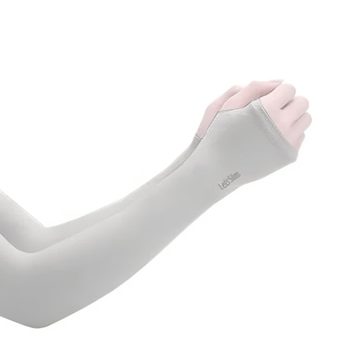 Sleeves With Thumb Whole Free Size Polyester Mix for Sun Block