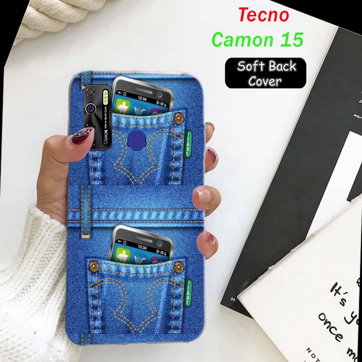 tecno camon 15 back cover