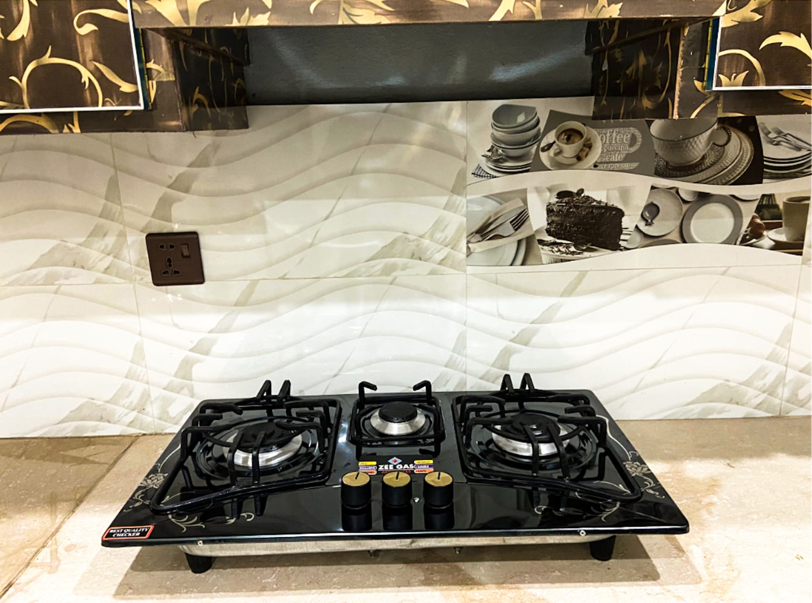 Steel hob online 3 burner