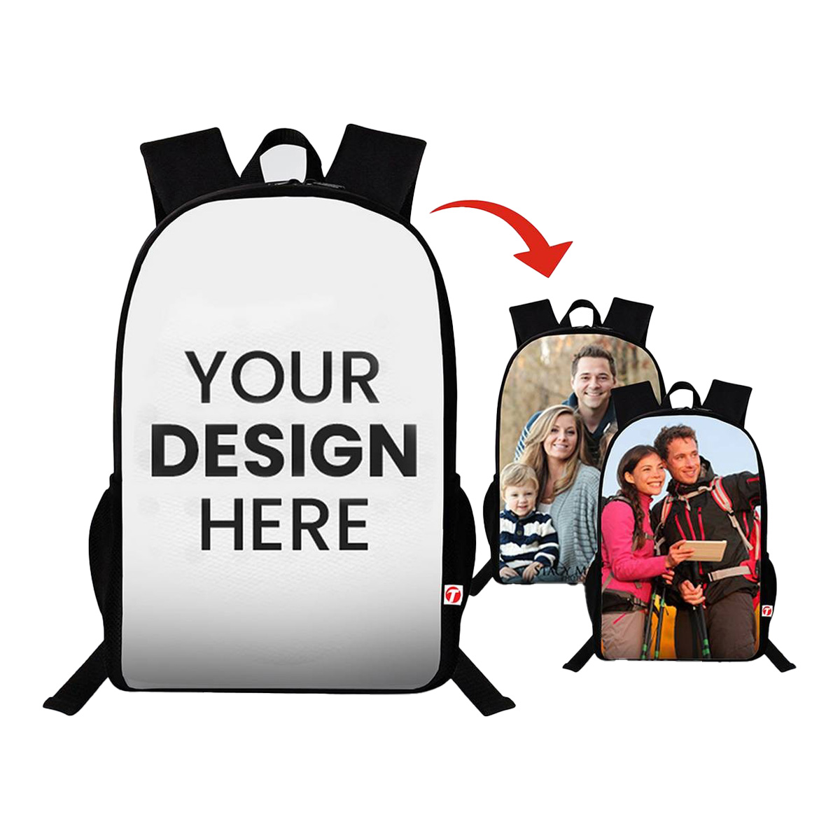 Traverse  Customized Digital Backpack ,Large Bag with Dual Compartments. For Boys & Girls, Useful for College, School & Travelling Bags hand bag for girls bags for girls