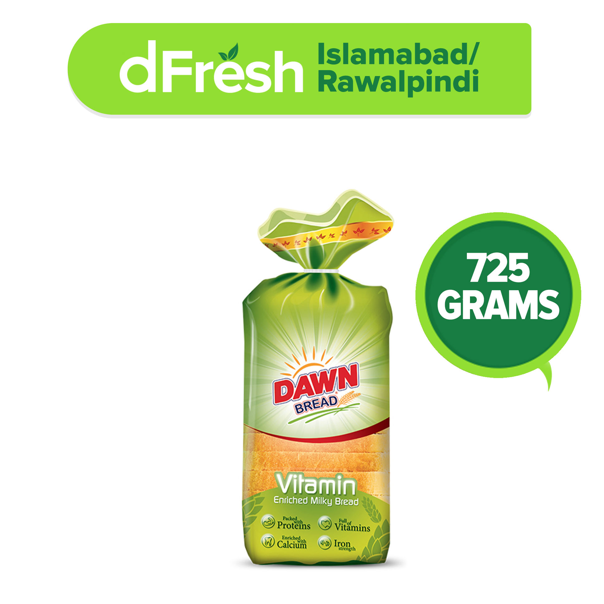Dfresh: Dawn Vitamin Enriched Milky Bread (large)