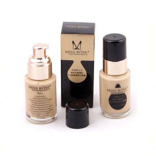Waterproof Moisturizing Oil Free Full Coverage Deep Whitener Liquid Foundation 30Ml