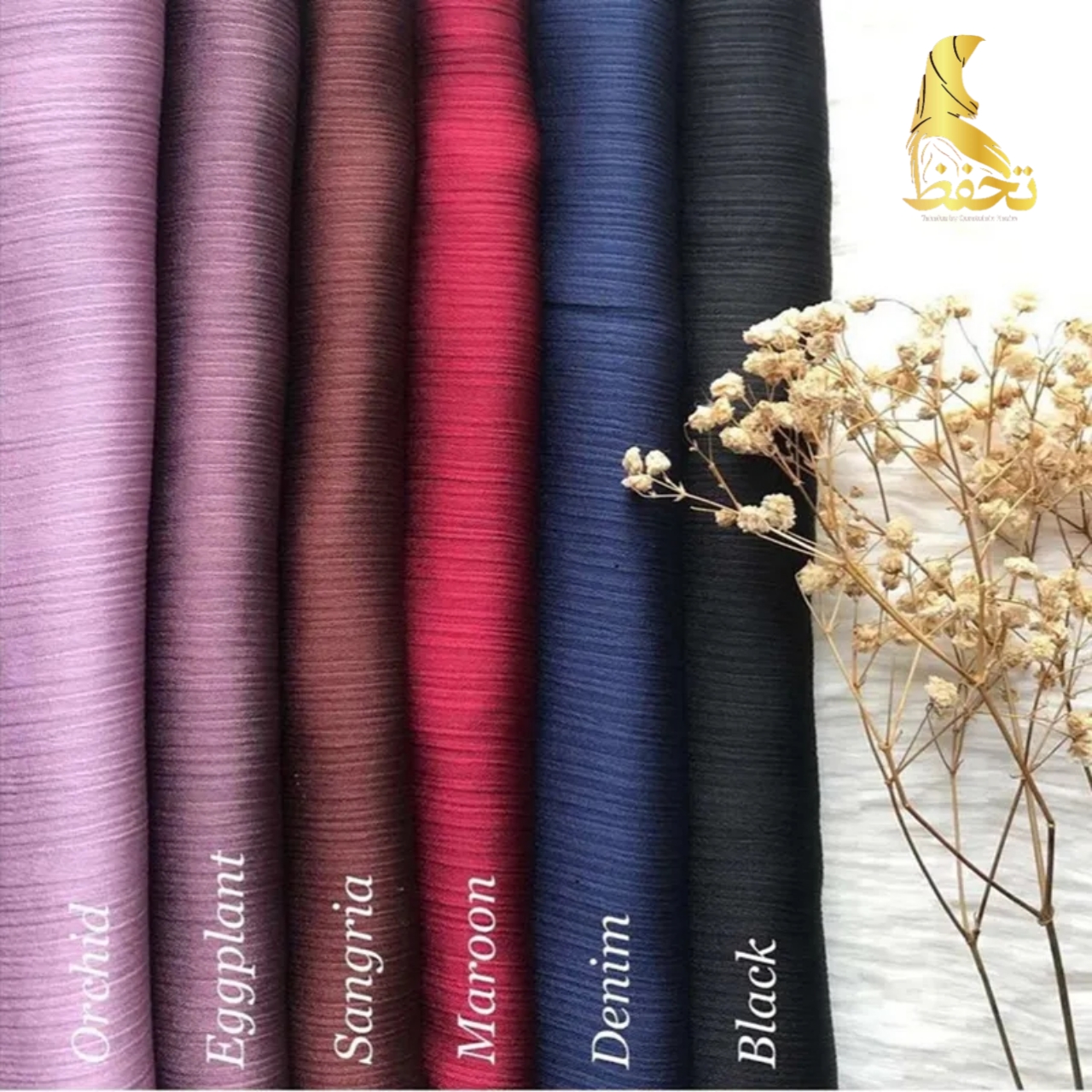 Experience Elegance and Modesty with Our Crinkle Silk Hijab