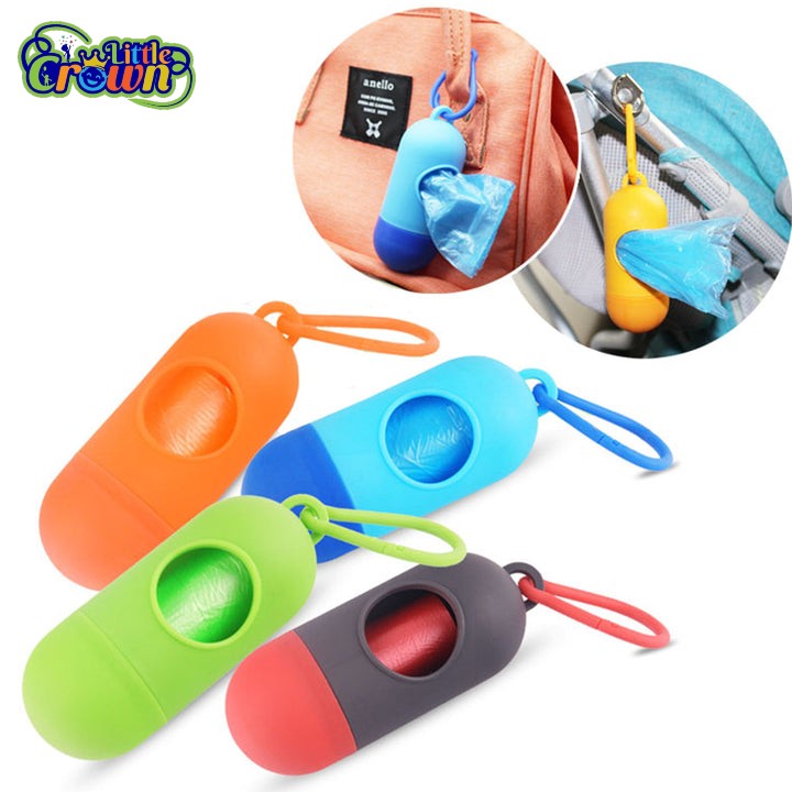 1pcs Dispenser + 2pcs Rolls, Diaper Bags Disposable for Baby, Dirty Diaper Bags | Leak Proof Diaper Trash Bags | Baby Poop Bags | Pet Poop Bag