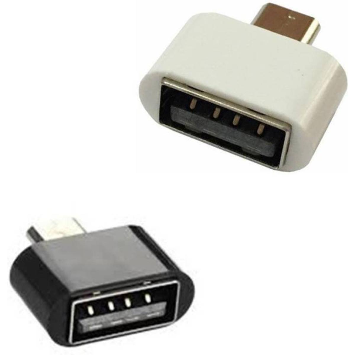 Pack Of 2 USB OTG Converter For Smartphones