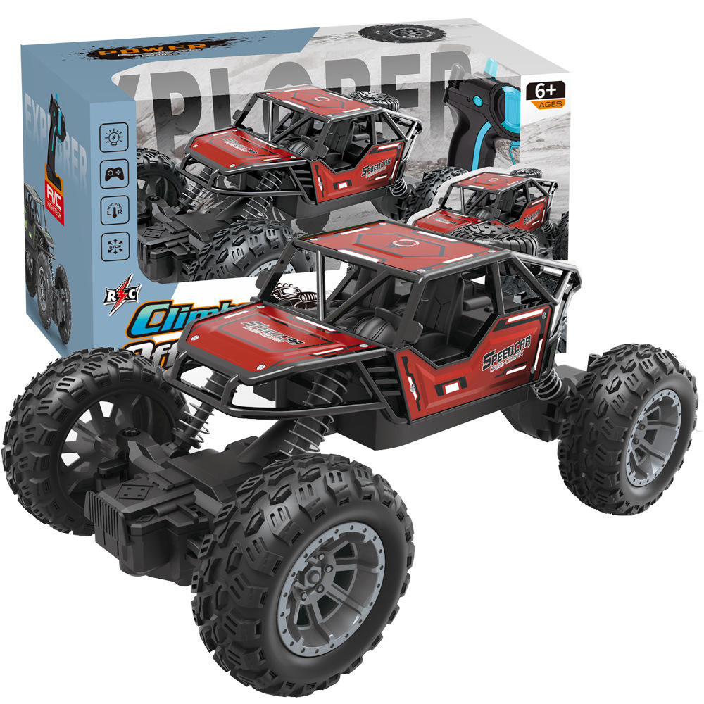 Monster Truck RC Toy for Boys High Speed 1:18 Die-Cast Remote Control Toys For Kids Off-Road Racing Truck