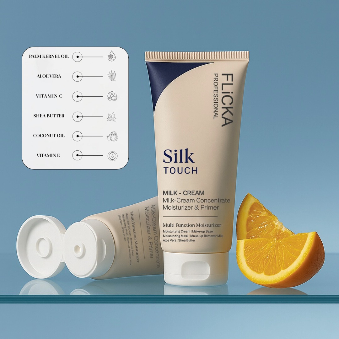 FLCKA Professional Silk Touch Milk-Cream Concentrate Multi-Function Moisturizer & Makeup Primer