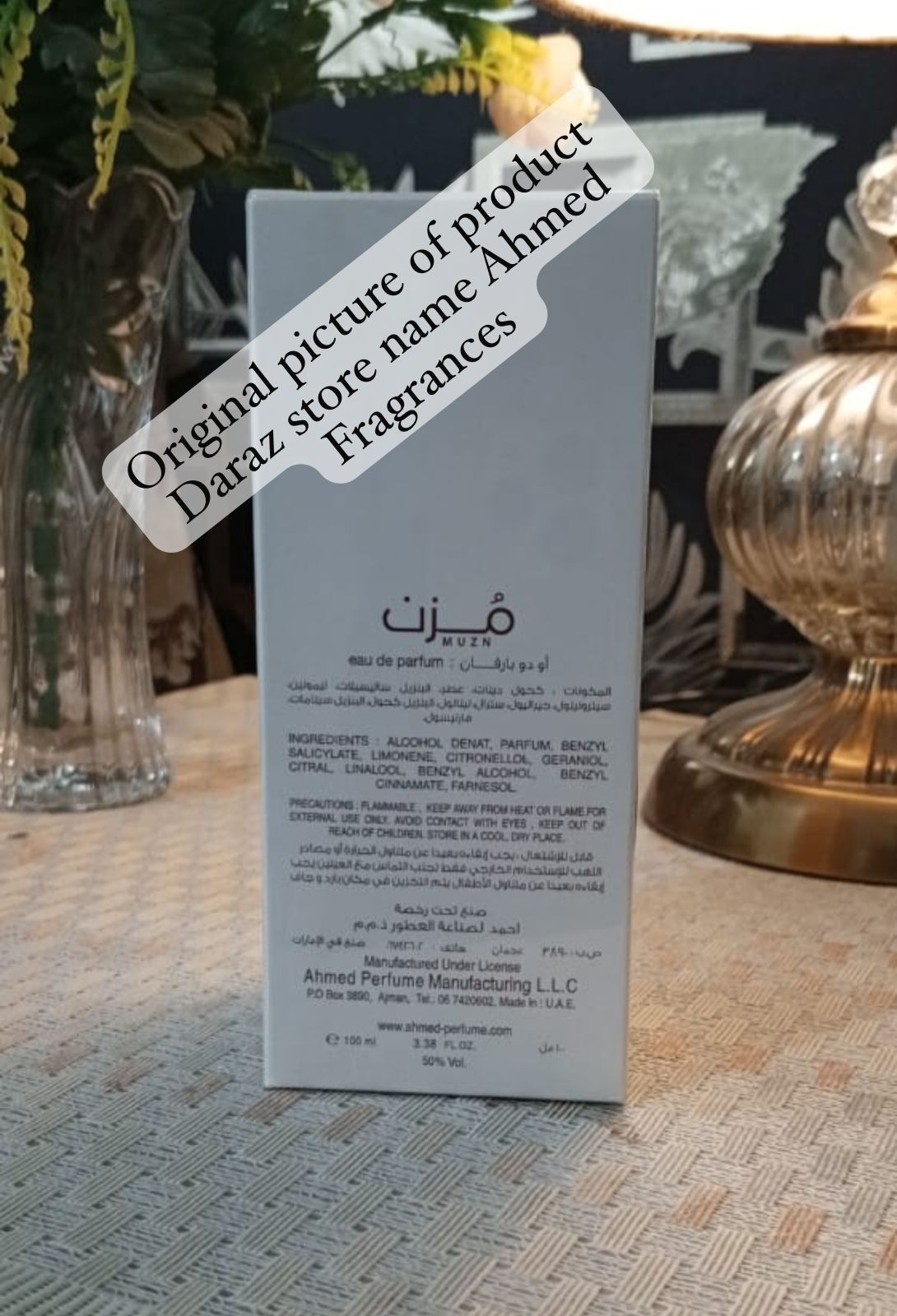 Muzn EDP 100ML by Ahmed Al Maghribi | Branded Premium Quality