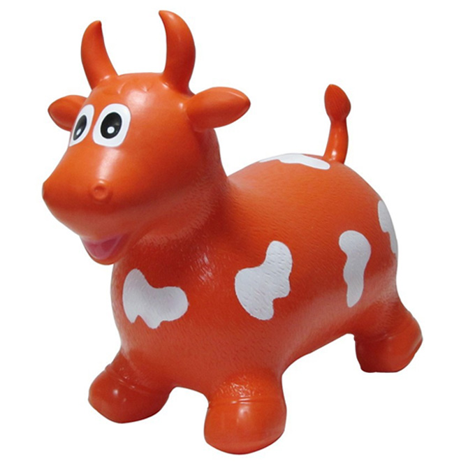 Jumping sales cow toy