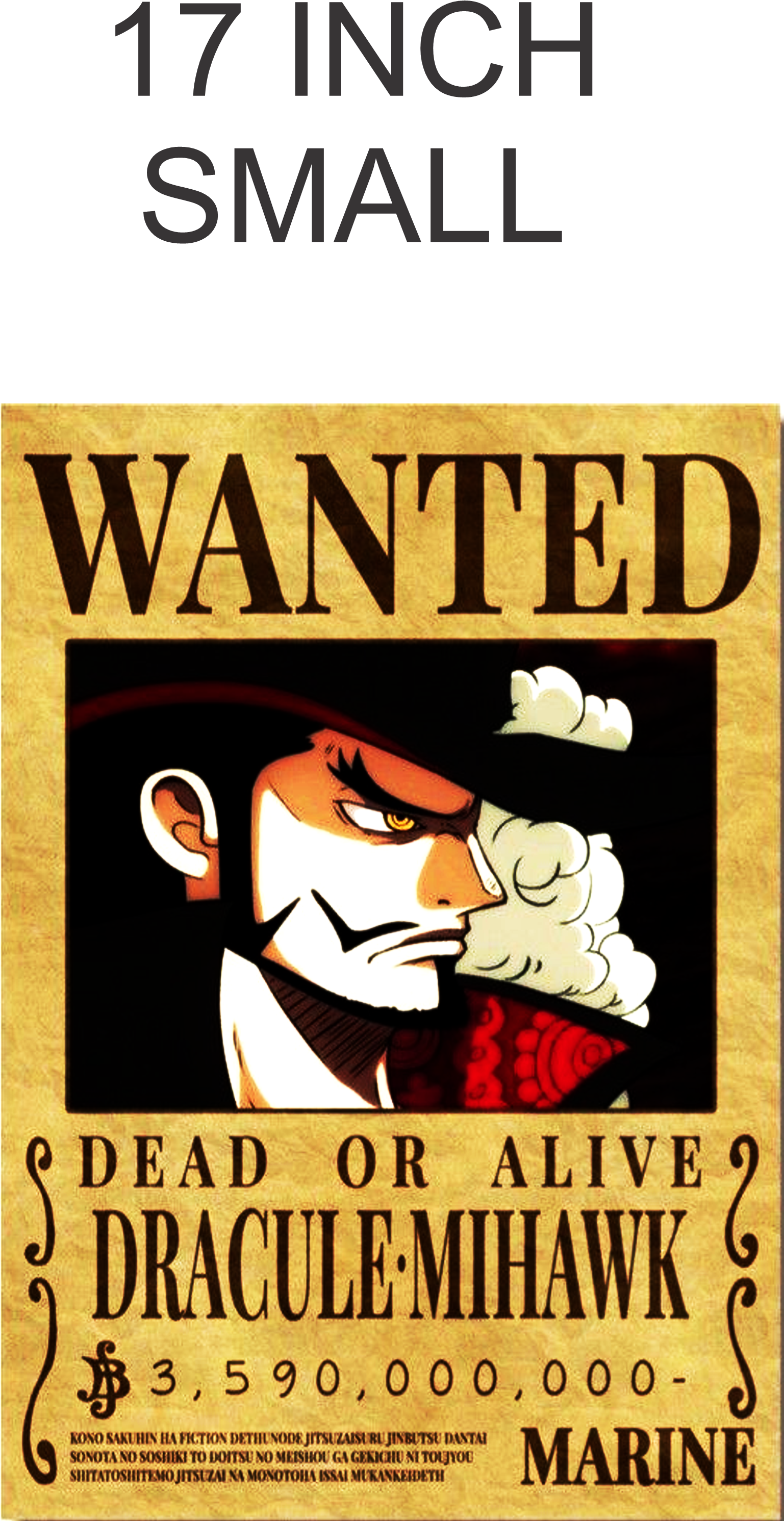 ONE PIECE WANTED POSTER FRAME WOODEN FOR GAMMING DECOR, ANIME POSTER OF ONE PIECE