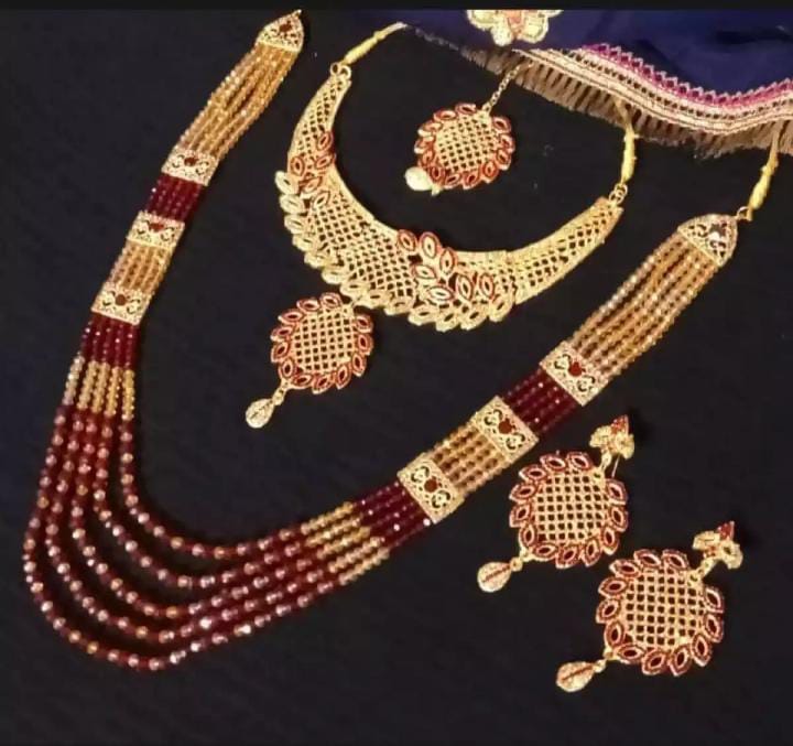 PREMIUM QUALITY BRIDAL JEWELLERY SET FOR WOMEN