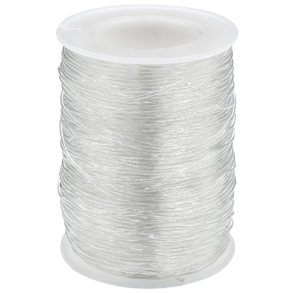 Transparent Stretch Elastic Spool Rope 0.8mm – Crystal Thread String for Jewelry Making, Beading Bracelet Wire | Fishing Line | MOTI MAHAL CRAFT