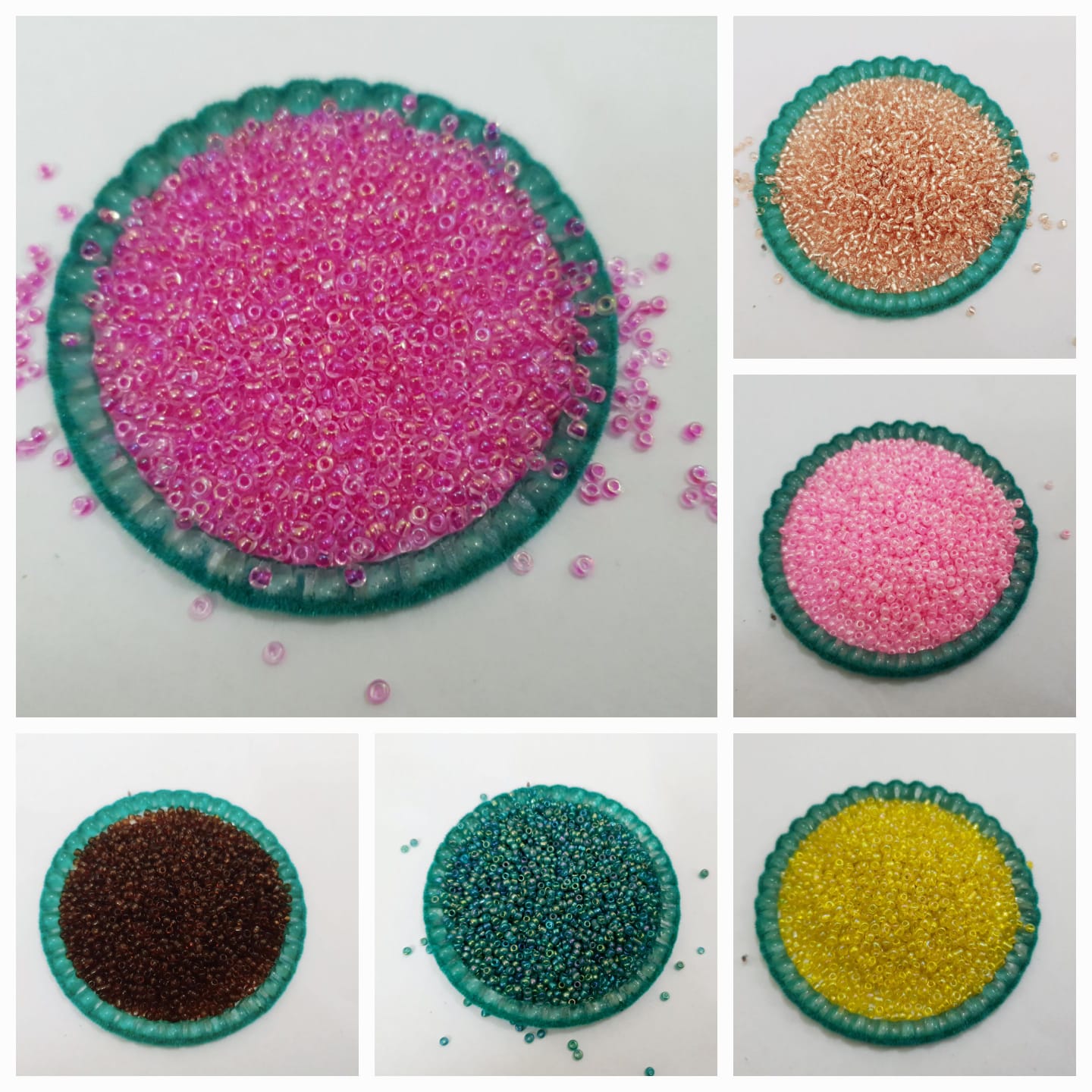2 Tola Round Beads, Glass Various Colors, Pony Bead Jewelry, DIY Craftsmanship 2mm