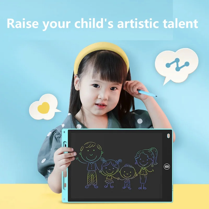 1piece LCD Writing & Drawing Tablet for Kids – Electronic Drawing Board, Reusable Magic Writing Pad for Notes, Designs & Learning, Portable Graphic Tablet with Stylus