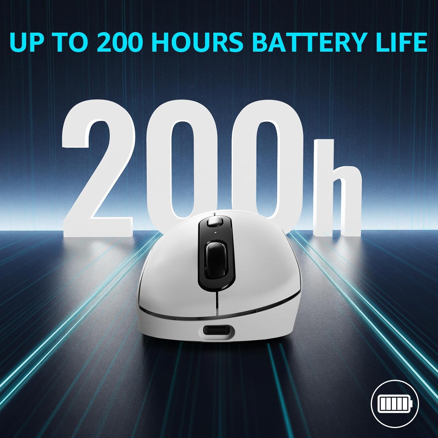 RAPOO VT3 PRO MAX Wireless Gaming Mouse White 8KHz Wired and 4KHz Polling Rate Wireless Connection 30000 DPI 8 Programmable Buttons Wireless Charging Support with Pro Sensor 22 65a3b12272d56150e43348e7c24f7904