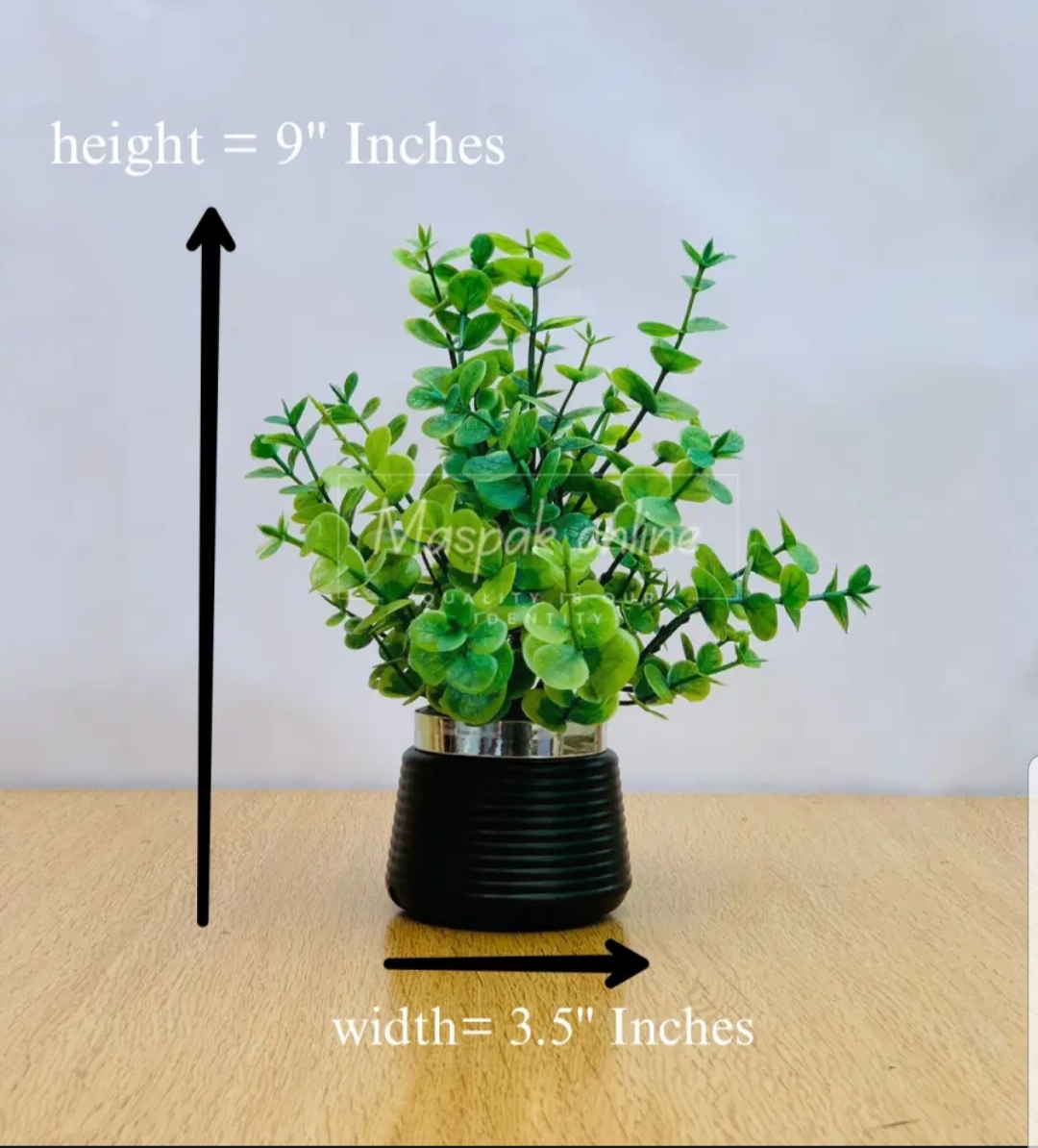 New Artificial Wild Plant With black / White Pot For Home And Office Decoration Flowers For Home Decor