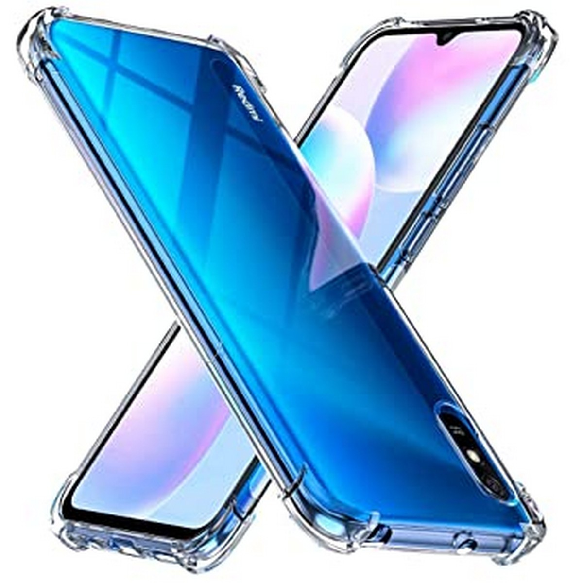 Xiaomi Redmi 9A Back Cover Transparent Extra Bumper Anti Shock