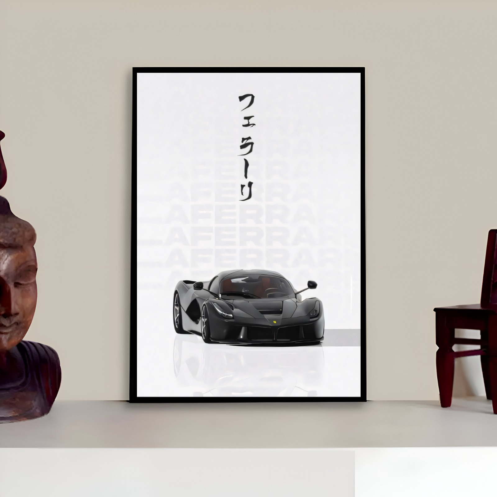 Ferrari Photo Frame Admirer Nightshade Display For Car Lovers Digital Printed
