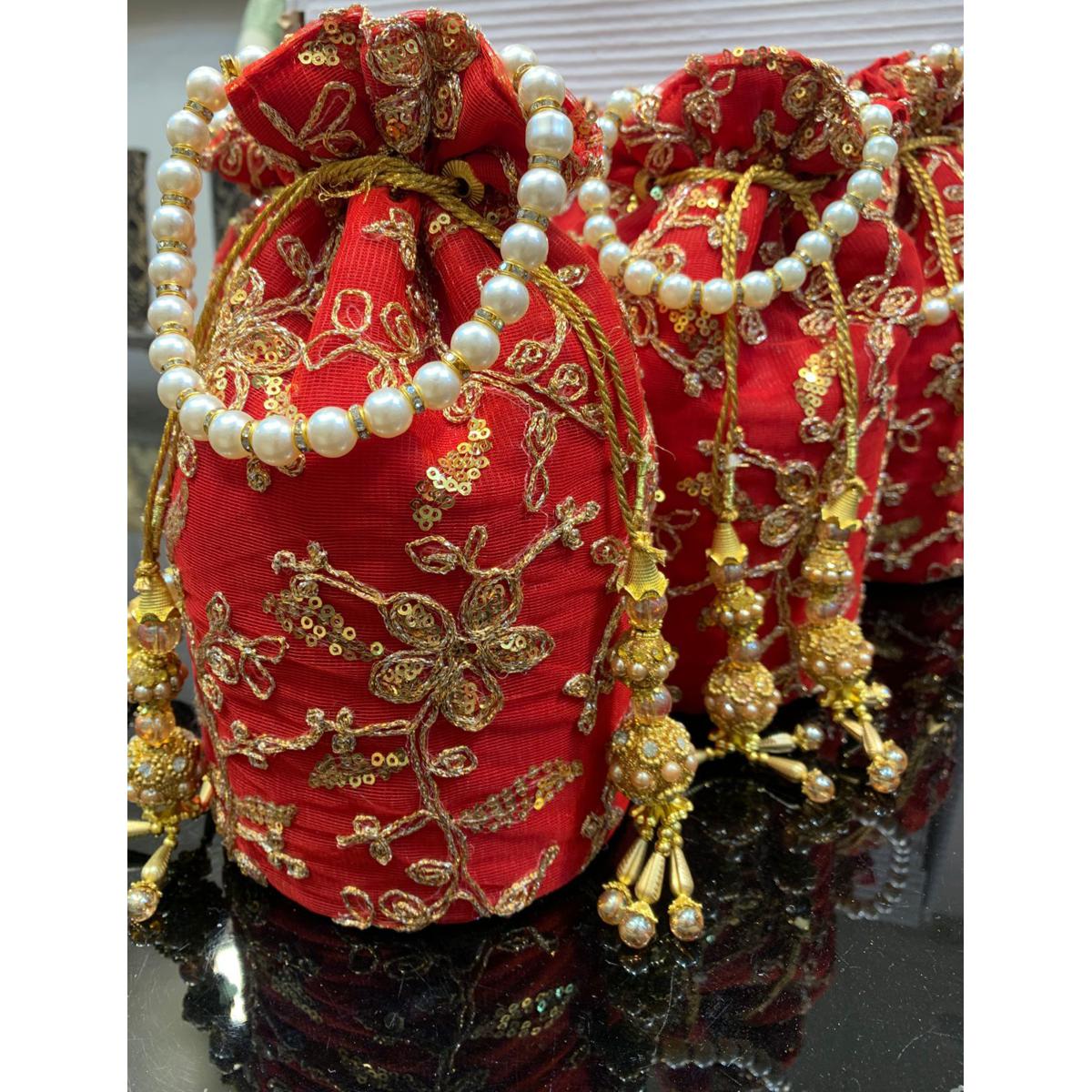 bridal Gol potli clutch  bag bridal and party wear clutch