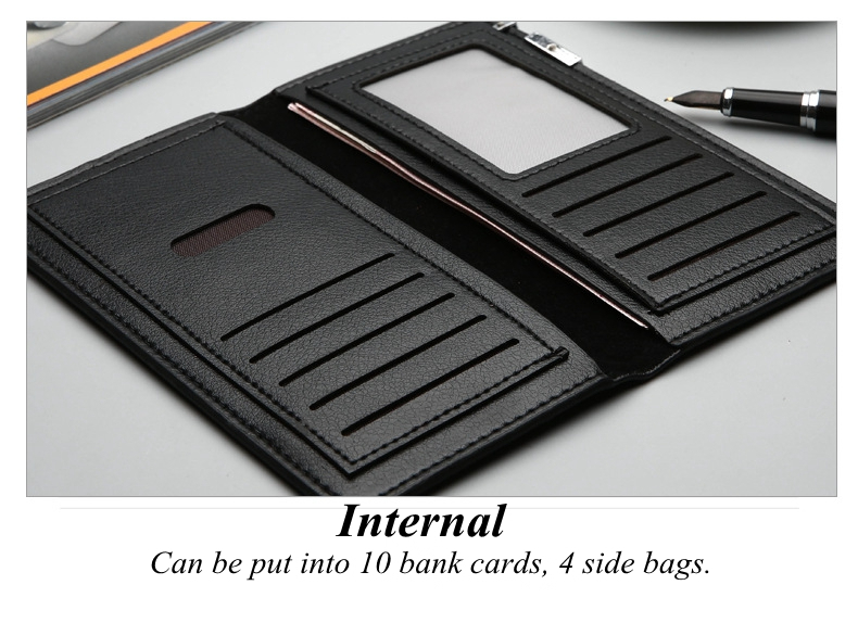 Kangro Ultra Slim Long Purse Wallet for Men