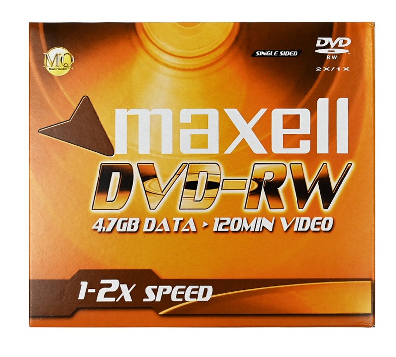 Pack of 10 Maxell Master Quality DVD-RW - Rewritable - 4.7gb data - 120 ...