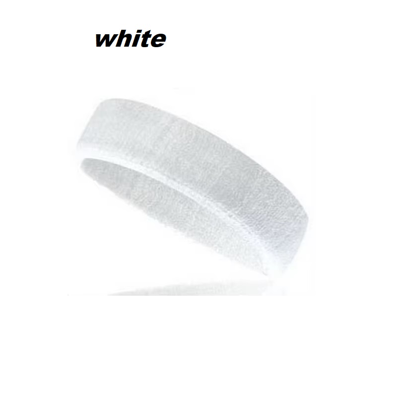 Headbands Tennis Running Unisex Athletic Basketball Head Gear - Black