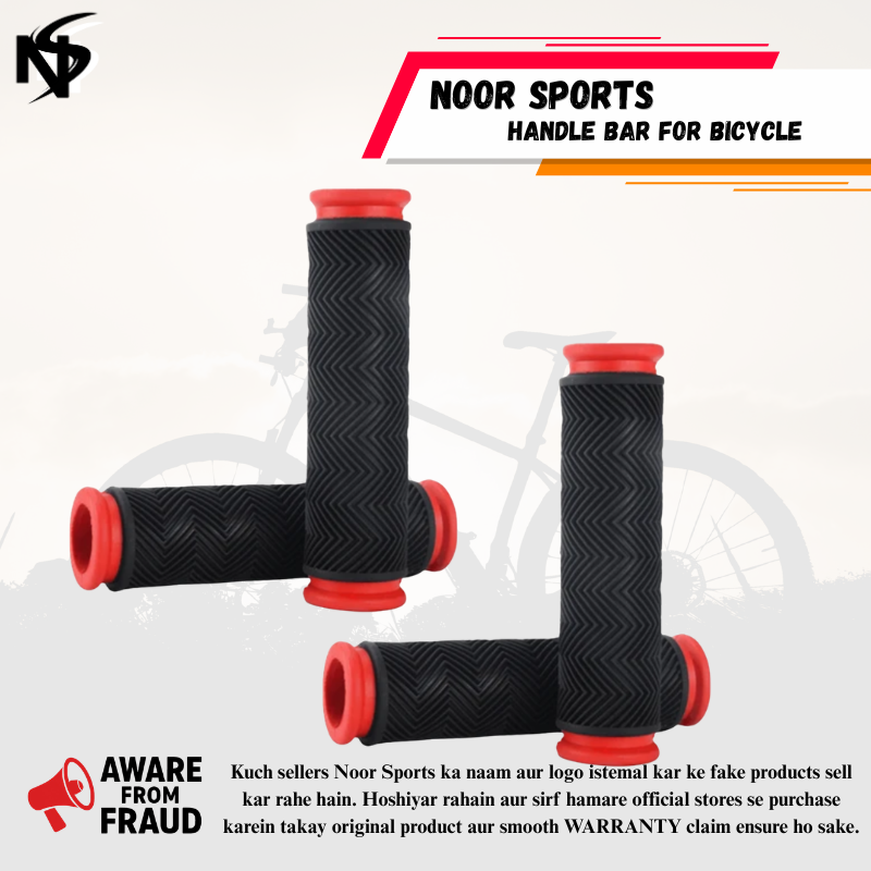 2 Pieces  Anti-Slip Mountain Bike Handlebar Grips – Comfortable Cycling BMX Bicycle Handle Bar Accessories, Durable Rubber Grip