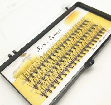 60pcs Professional eyelash extension Makeup Individual Cluster EyeLashes Grafting individual eyelash bunche available in 6mm to 15mm sizes