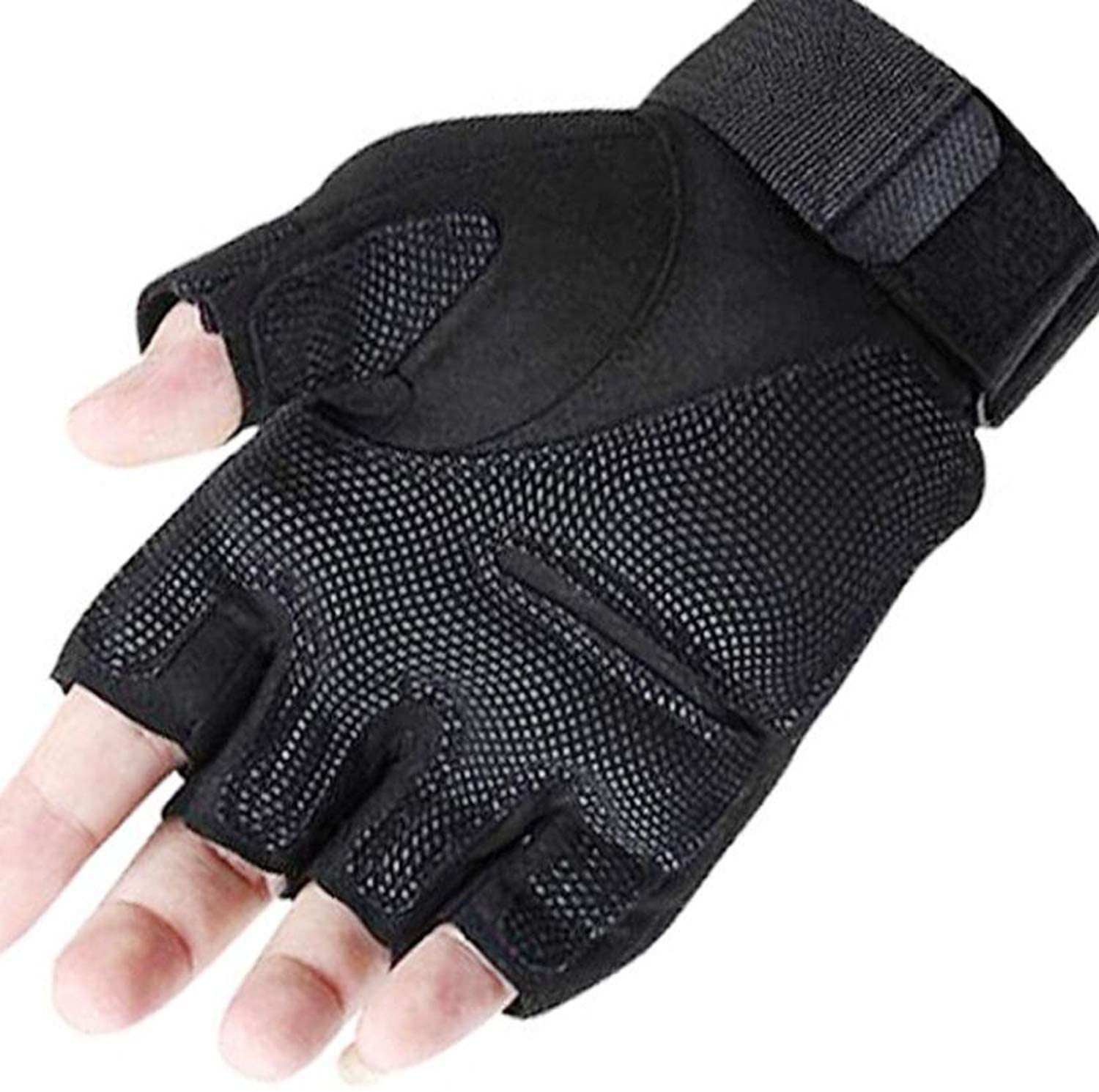 Half Finger Gloves For Men Finger less Hard  Combat Gloves Men Hiking Cycling Gloves