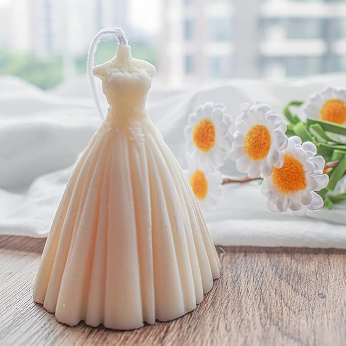Scented Candles Gifts for Women, Gift Boxed ins Wedding dress, (Wedding Dress) Assorted colors