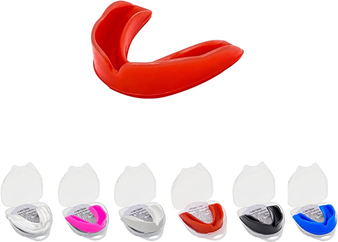 🦷 5RIDGE Ultrathin Sports Mouth Guard – Transparent Protective Mouthguard for Football, Basketball, MMA, Boxing & Jiu Jitsu | Lightweight & Comfortable Pro Fit for Adults & Youth | Durable Safety Gear