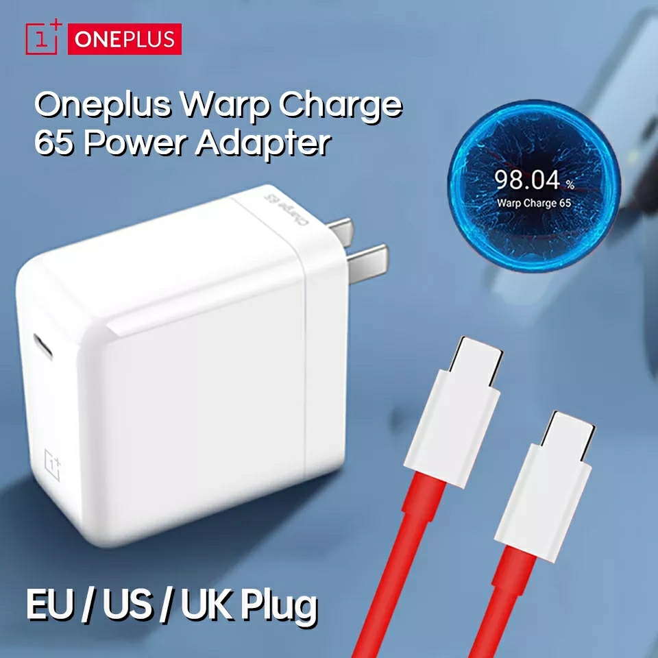 100% Original 65W Warp PD Charger For OnePlus Mobiles 10A Charging Cable USB to Type-C | Oneplus 65W Supervooc Charger For All Smartphones price in Pakistan