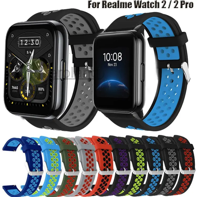 Soft Silicone 22MM Strap For Realme Watch 2 2 pro Smart