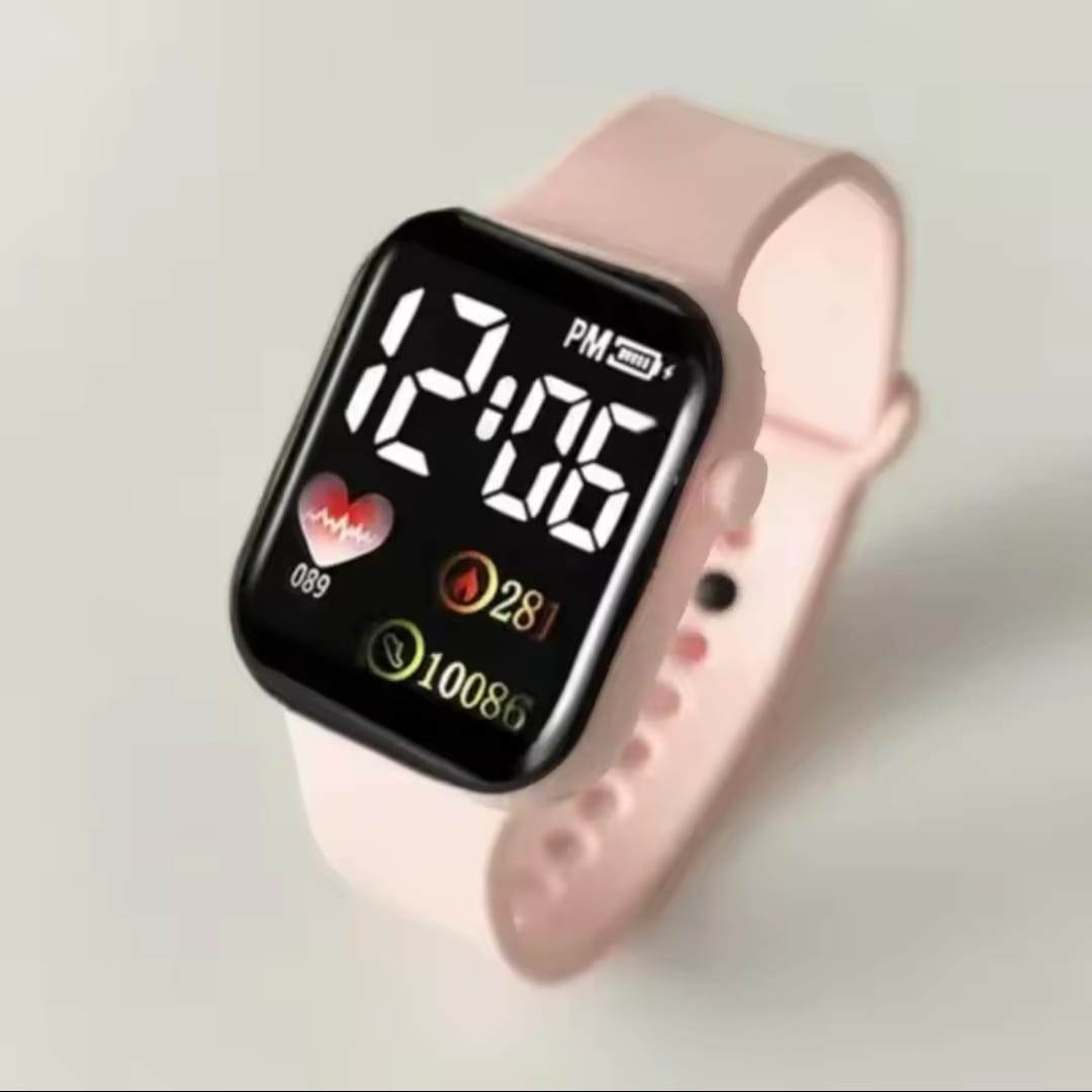 LED Digital Watch for Kids Sports Waterproof Watches Boy Girl Children's Watch Electronic Clock relogio infant price in Pakistan