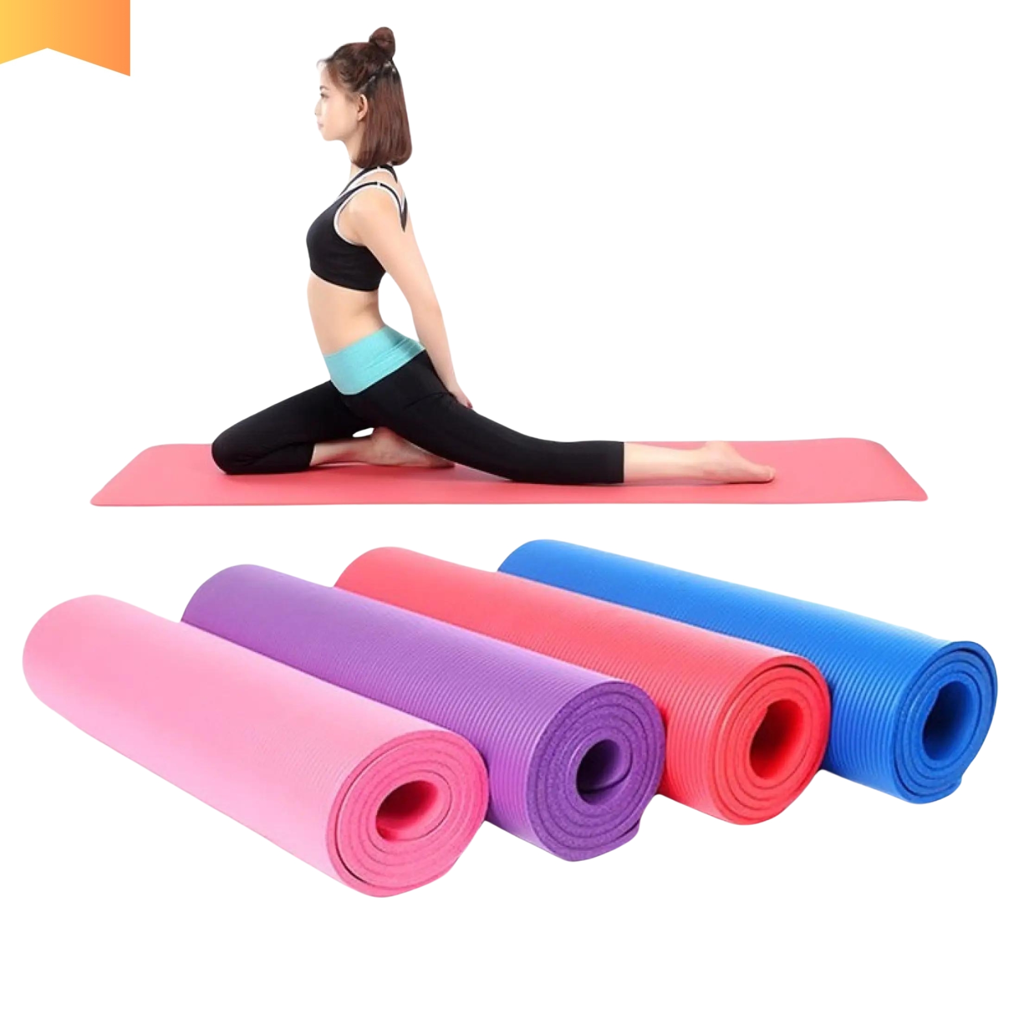YOGA GYM ANTI SLIP MAT EXERCISE MATS PADS FITNESS MATYOGA BALL MAT SOFT MAT TRAVELLING EXERCISE FITNESS FITNESS SPORTS YOGA MAT YOGA MAT THICK FOR EXERCISE AT HOME WOMEN MEN