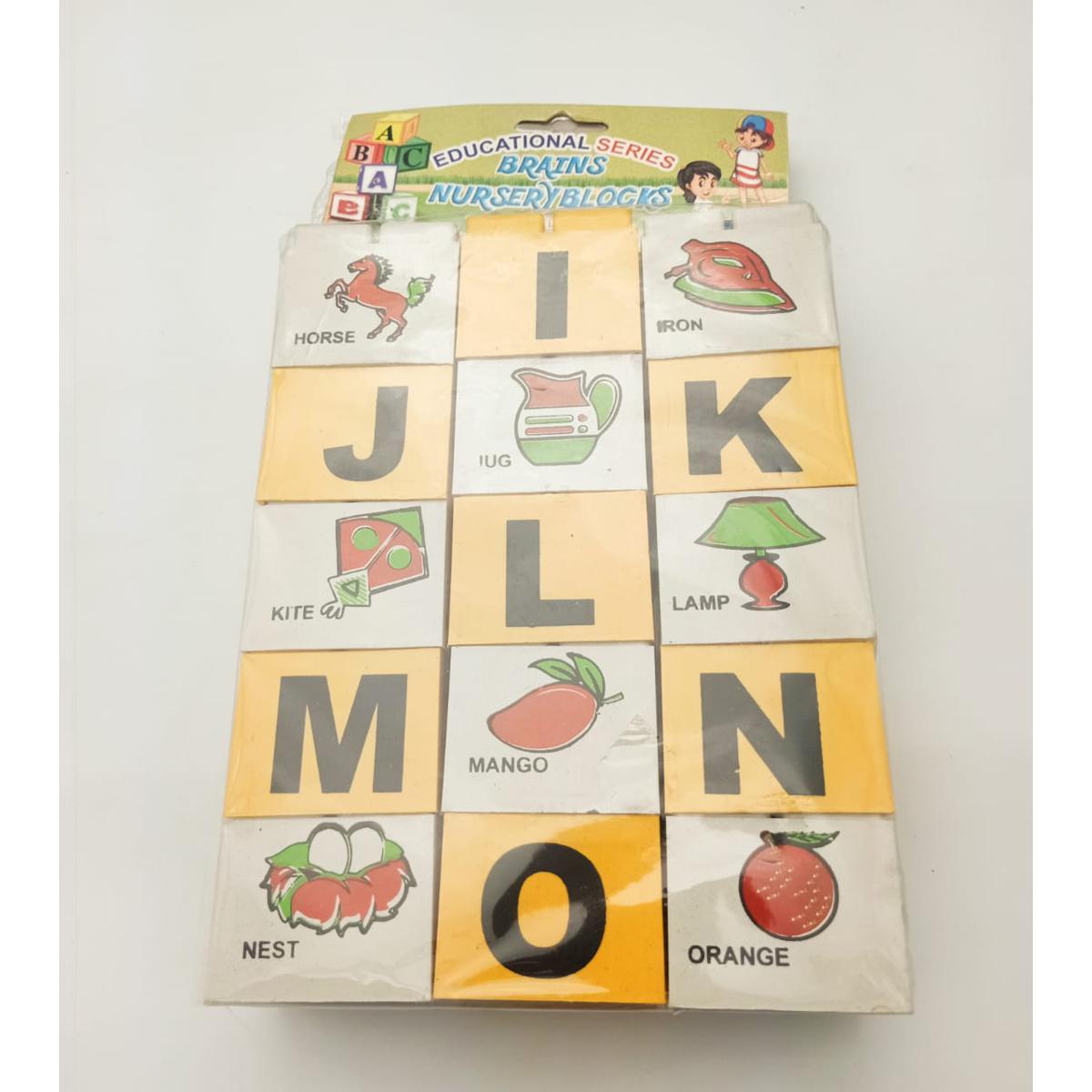 Educational Blocks Set For Kids - Nursery Alphabets & Number Blocks For Kids Education