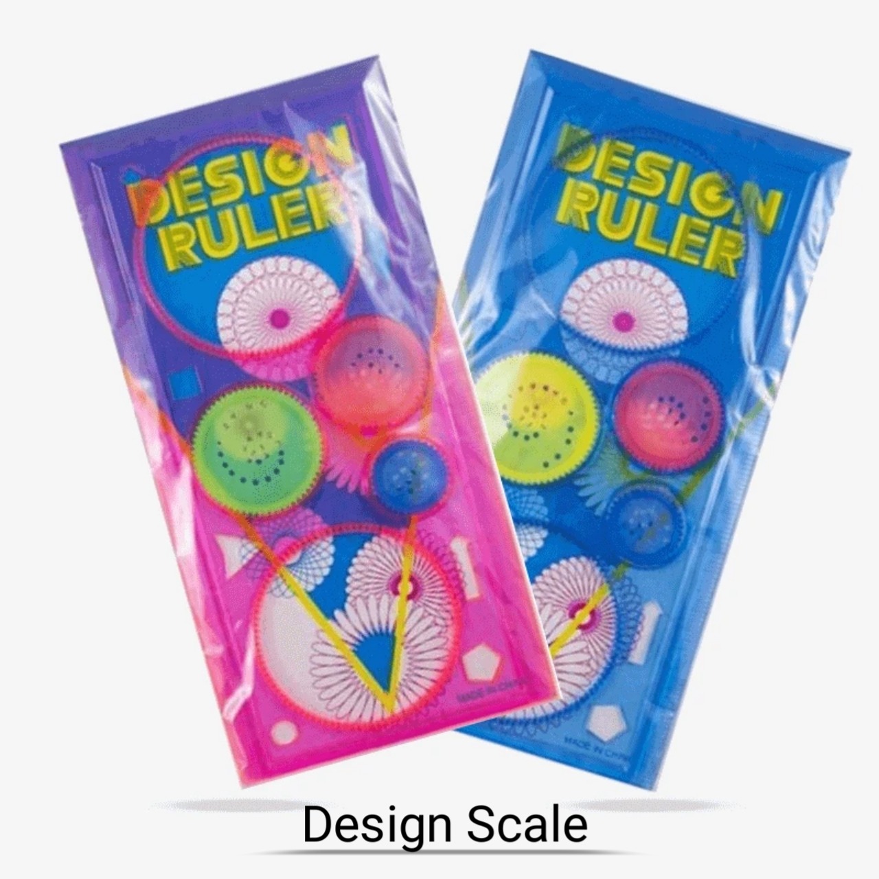 Geometric Ruler Stencil Design Ruler Set Spiral Art Classic Toy